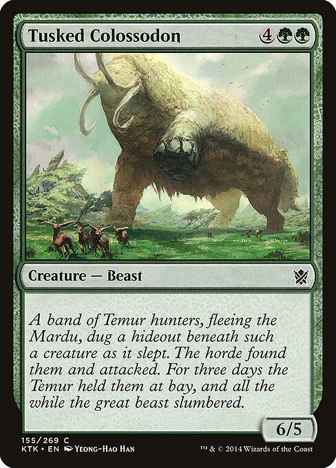Tusked Colossodon - Khans of Tarkir - 155