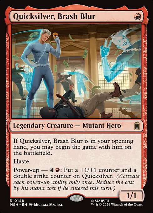 Quicksilver, Brash Blur - Marvel Super Heroes - 148