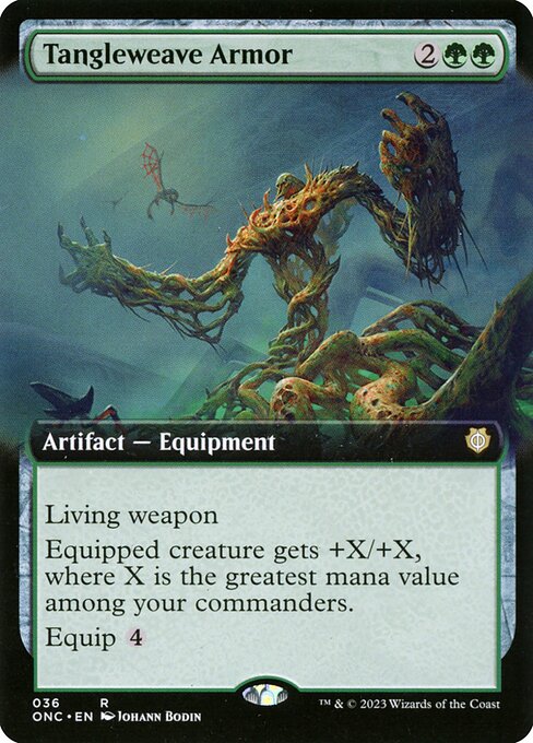 Tangleweave Armor - Phyrexia: All Will Be One Commander - 36