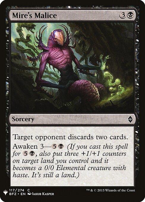 Mire's Malice - The List - BFZ-117