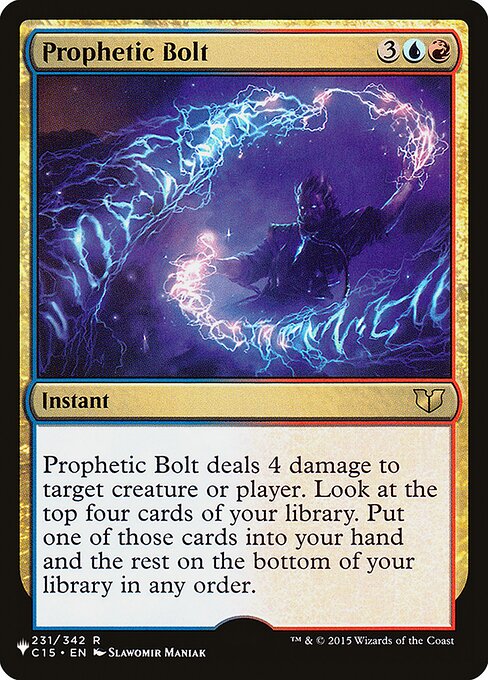 Prophetic Bolt - The List - C15-231