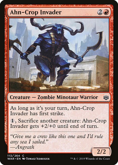 Ahn-Crop Invader - War of the Spark - 113