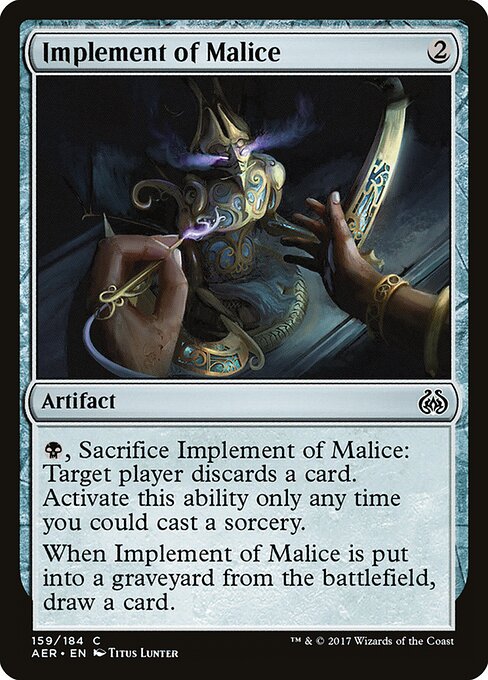 Implement of Malice - Aether Revolt - 159