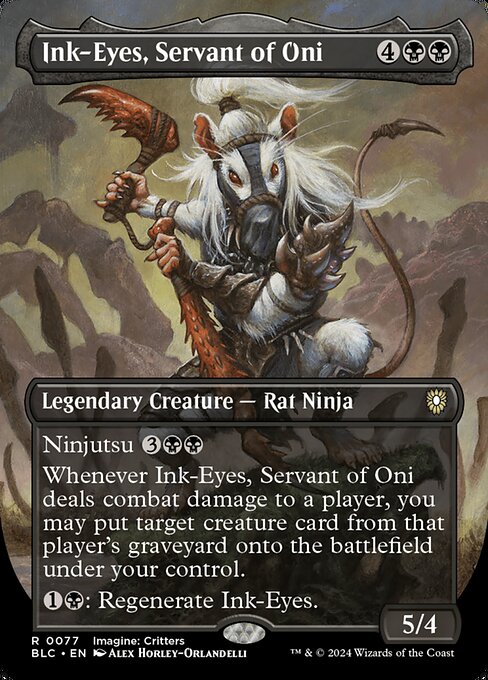 Ink-Eyes, Servant of Oni - Bloomburrow Commander - 77