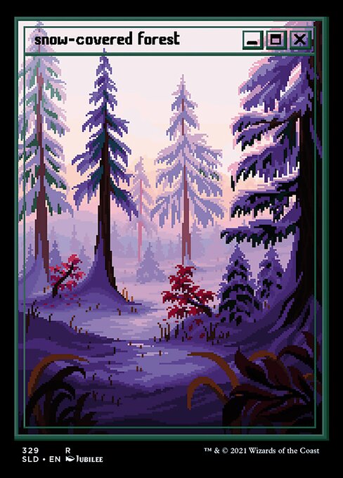 Snow-Covered Forest - Secret Lair Drop - 329