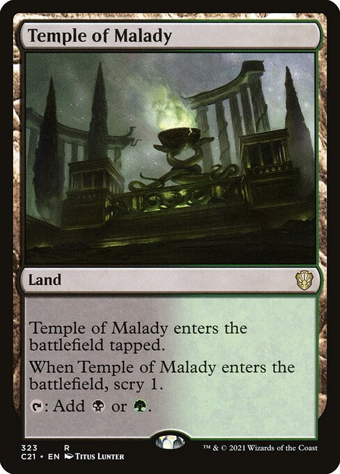 Temple of Malady - Commander 2021 - 323