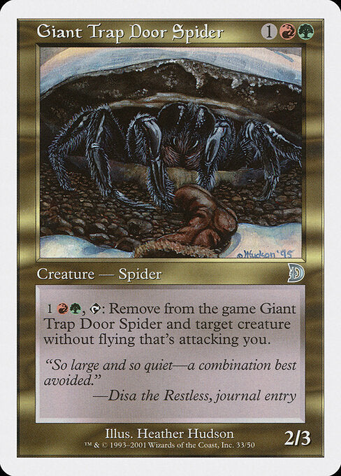 Giant Trap Door Spider - Deckmasters - 33
