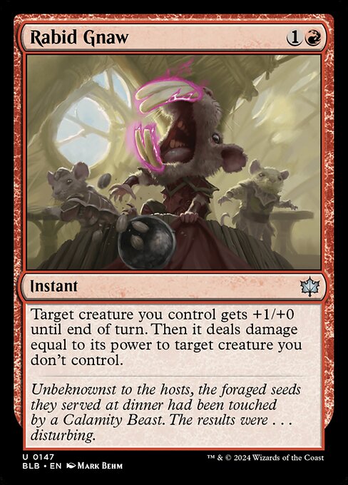 Rabid Gnaw - Bloomburrow - 147