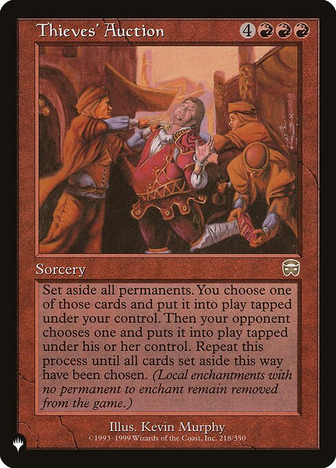 Thieves' Auction - The List - MMQ-218