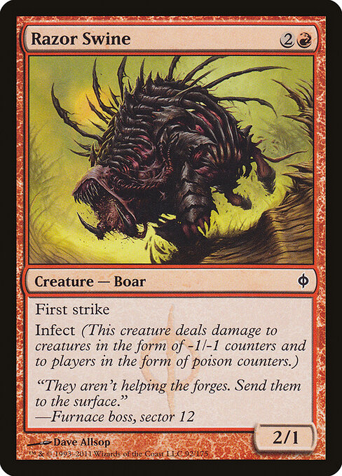 Razor Swine - New Phyrexia - 92