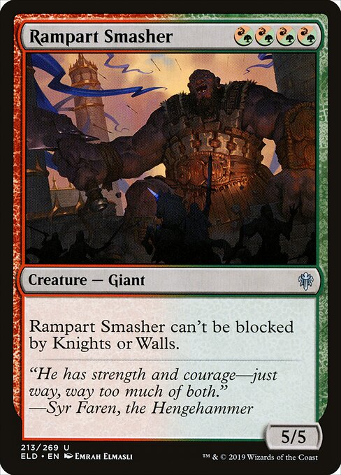 Rampart Smasher - Throne of Eldraine - 213