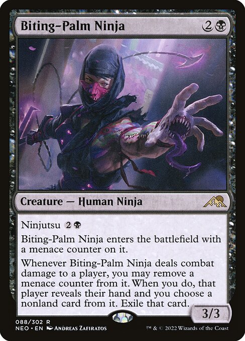 Biting-Palm Ninja - Kamigawa: Neon Dynasty - 88