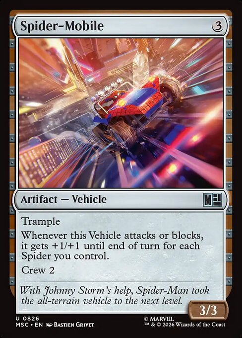 Spider-Mobile - Marvel Super Heroes Commander - 826