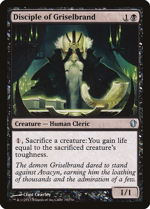 Disciple of Griselbrand - Commander 2013 - 74