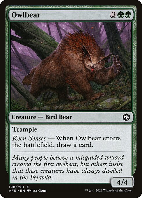 Owlbear - Adventures in the Forgotten Realms - 198