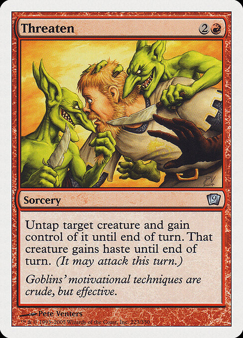 Threaten - Ninth Edition - 223