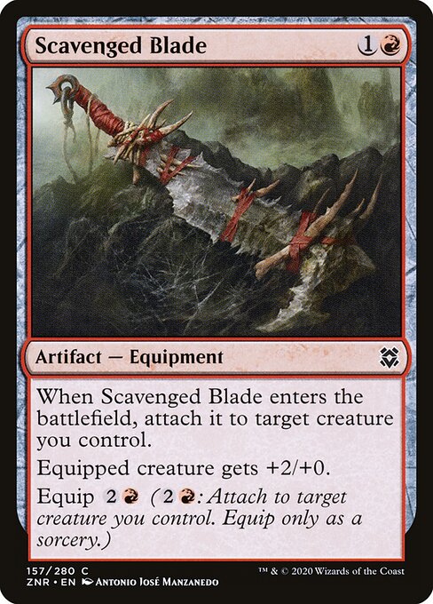 Scavenged Blade - Zendikar Rising - 157