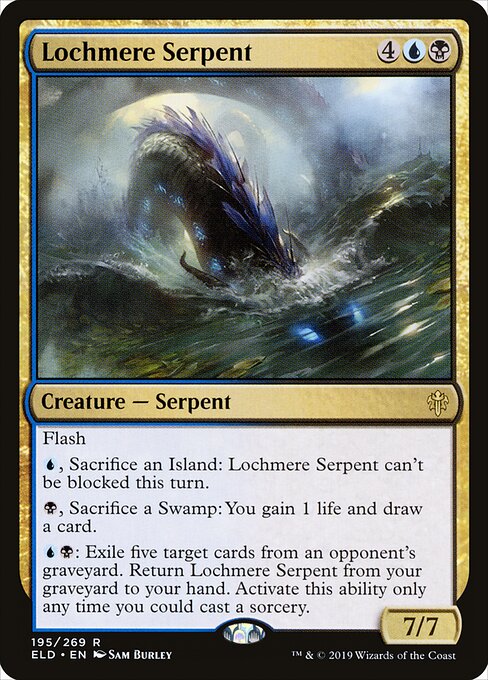 Lochmere Serpent - Throne of Eldraine - 195