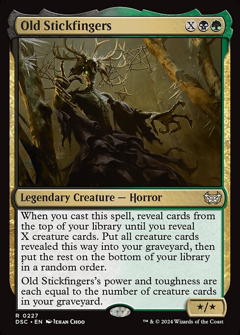 Old Stickfingers - Duskmourn: House of Horror Commander - 227