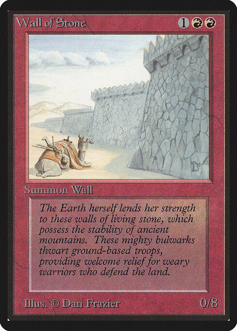 Wall of Stone - Limited Edition Beta - 183