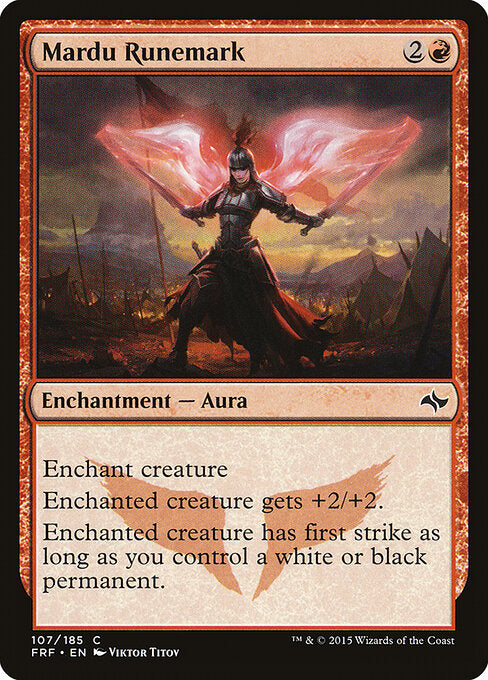 Mardu Runemark - Fate Reforged - 107