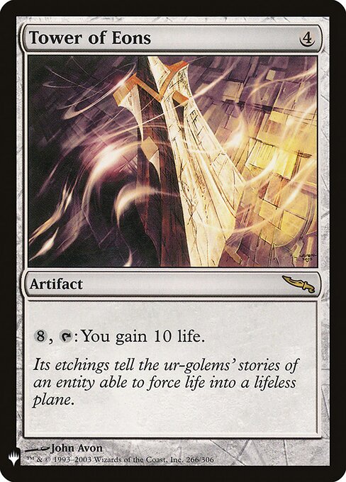 Tower of Eons - The List - MRD-266