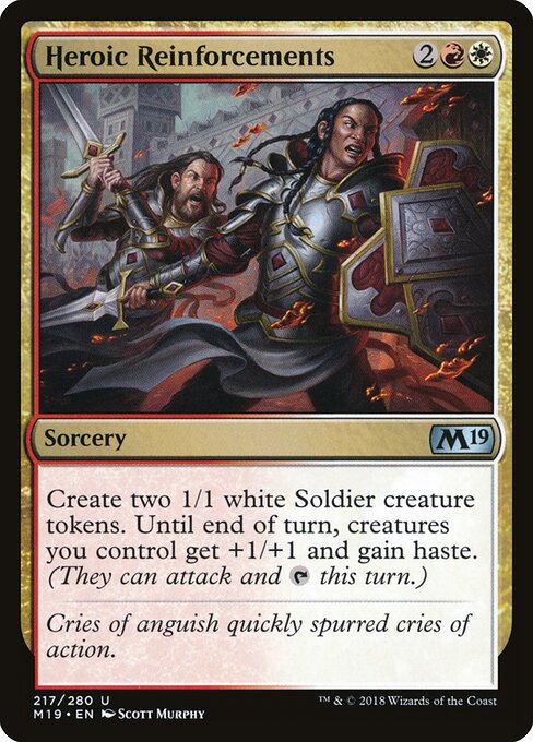 Heroic Reinforcements - Core Set 2019 - 217