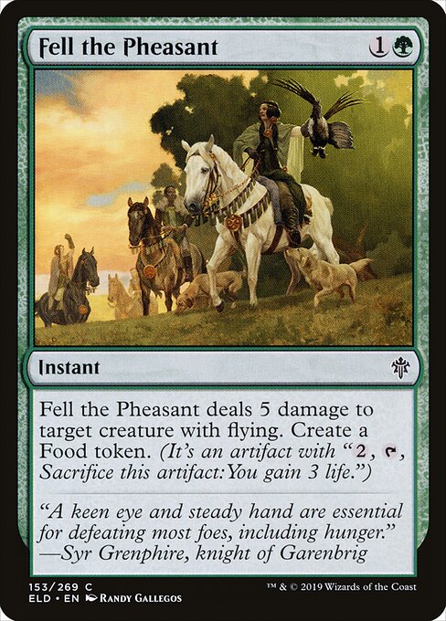 Fell the Pheasant - Throne of Eldraine - 153