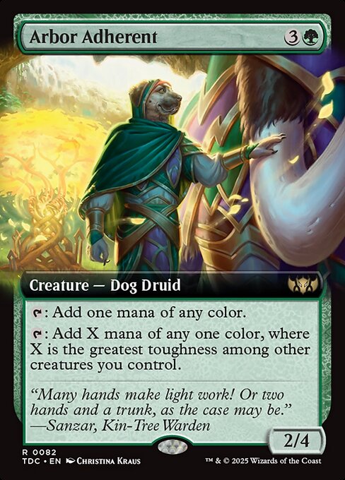 Arbor Adherent - Tarkir: Dragonstorm Commander - 82