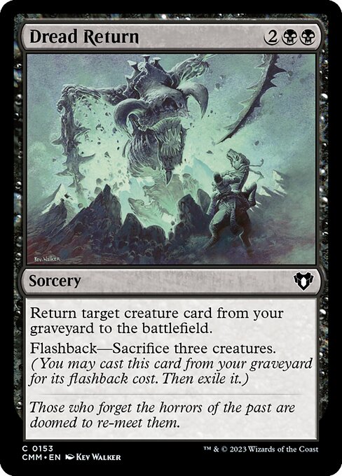 Dread Return - Commander Masters - 153