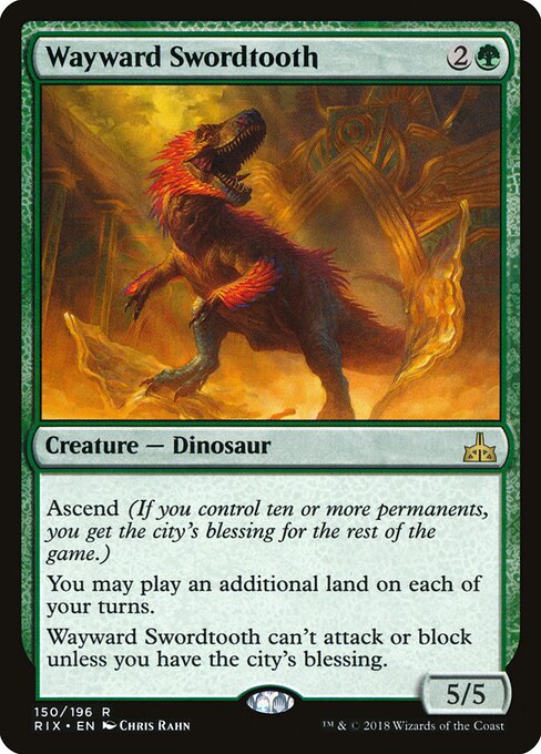 Wayward Swordtooth - Rivals of Ixalan - 150