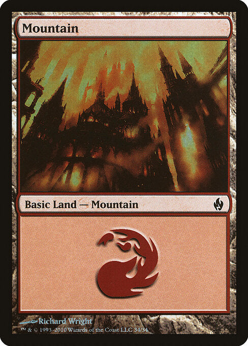 Mountain - Premium Deck Series: Fire and Lightning - 34