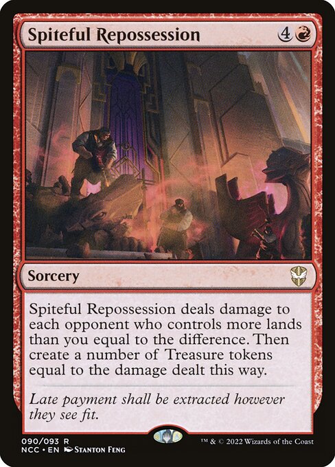 Spiteful Repossession - New Capenna Commander - 90