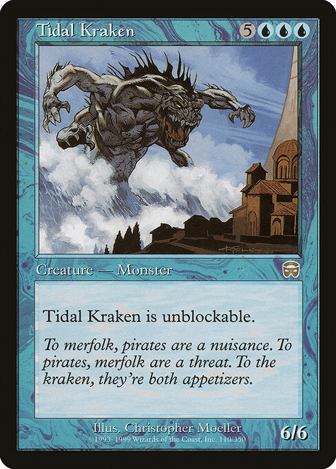 Tidal Kraken - Mercadian Masques - 110