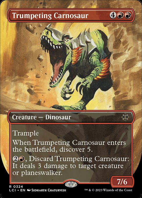 Trumpeting Carnosaur - The Lost Caverns of Ixalan - 324