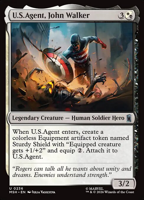 U.S.Agent, John Walker - Marvel Super Heroes - 236
