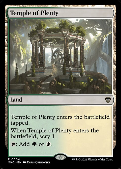 Temple of Plenty - Murders at Karlov Manor Commander - 304