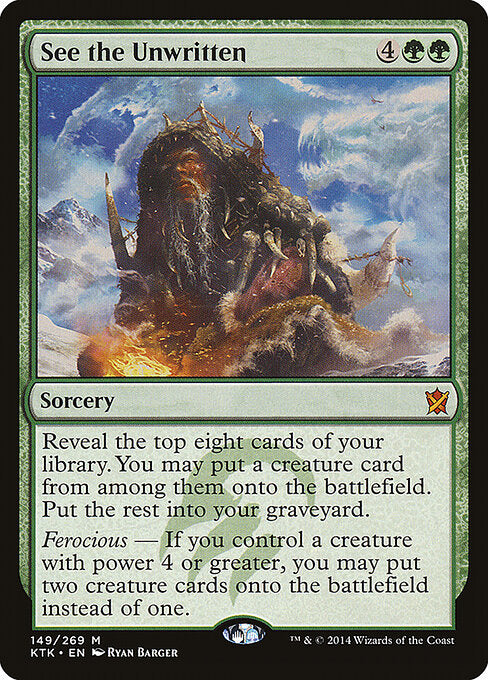 See the Unwritten - Khans of Tarkir - 149