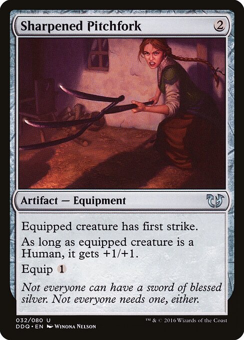 Sharpened Pitchfork - Duel Decks: Blessed vs. Cursed - 32
