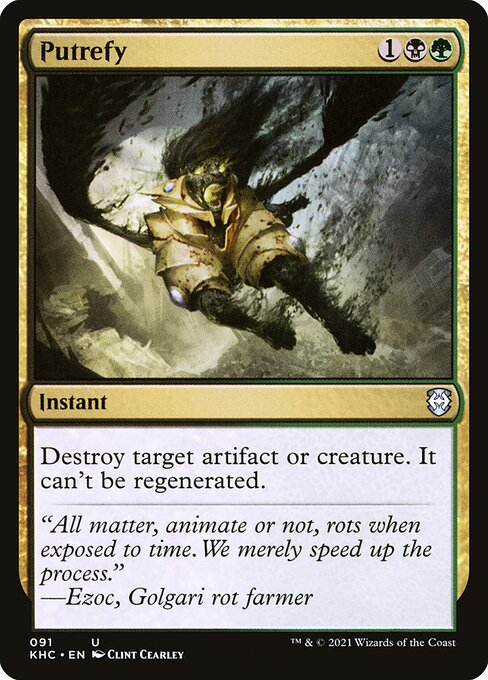 Putrefy - Kaldheim Commander - 91