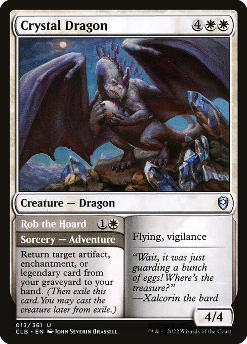 Crystal Dragon // Rob the Hoard - Commander Legends: Battle for Baldur's Gate - 13