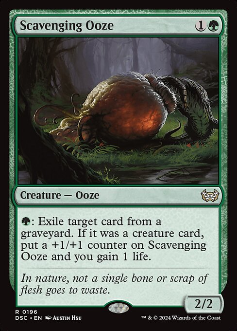 Scavenging Ooze - Duskmourn: House of Horror Commander - 196