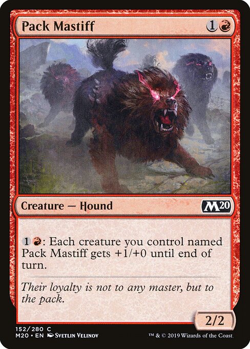 Pack Mastiff - Core Set 2020 - 152