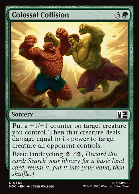 Colossal Collision - Marvel Super Heroes Commander - 558