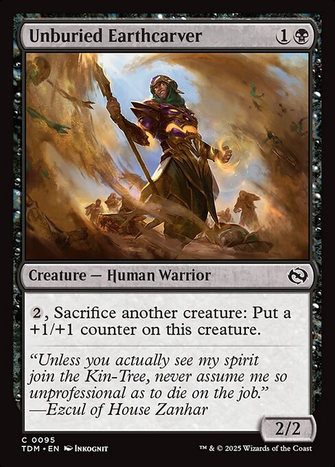 Unburied Earthcarver - Tarkir: Dragonstorm - 95