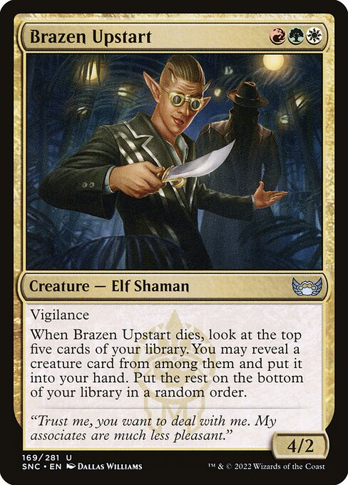 Brazen Upstart - Streets of New Capenna - 169