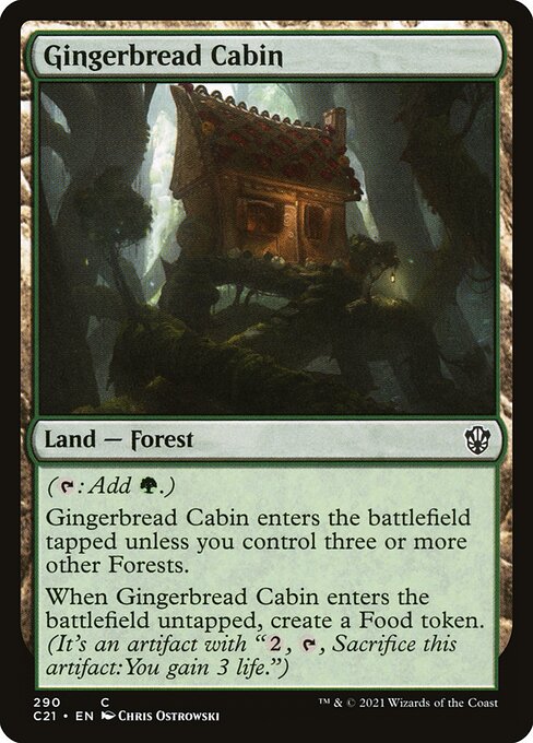Gingerbread Cabin - Commander 2021 - 290