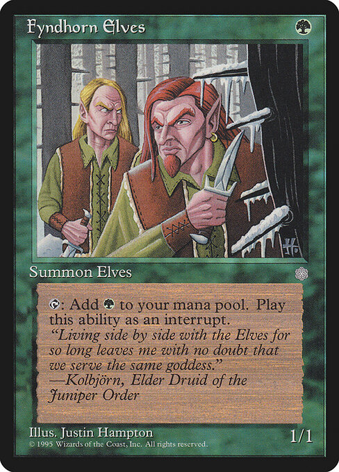 Fyndhorn Elves - Ice Age - 244
