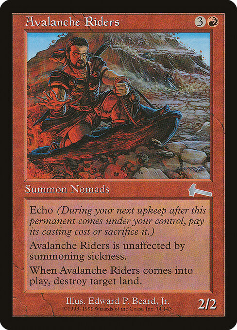 Avalanche Riders - Urza's Legacy - 74