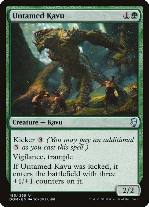 Untamed Kavu - Dominaria - 186